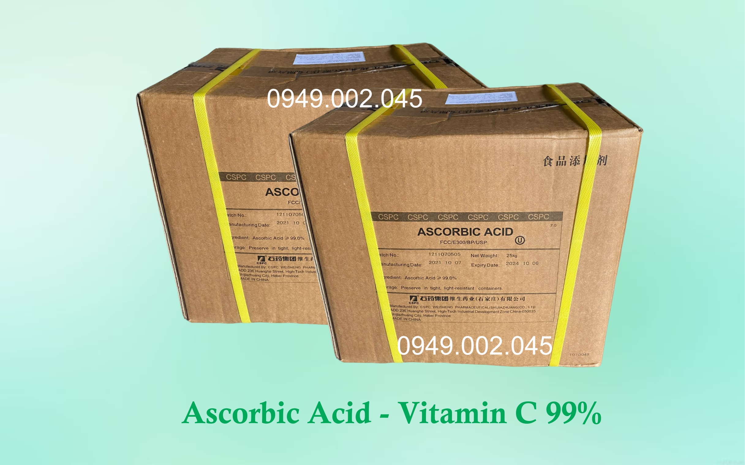 Ascorbic acid - Nguyên liệu vitamin C 99% giúp tôm cá tăng sức đề kháng